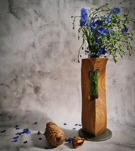 holz vase