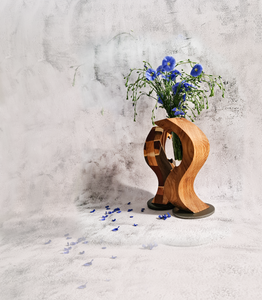 holz vase