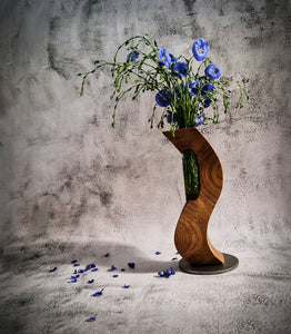 holz vase